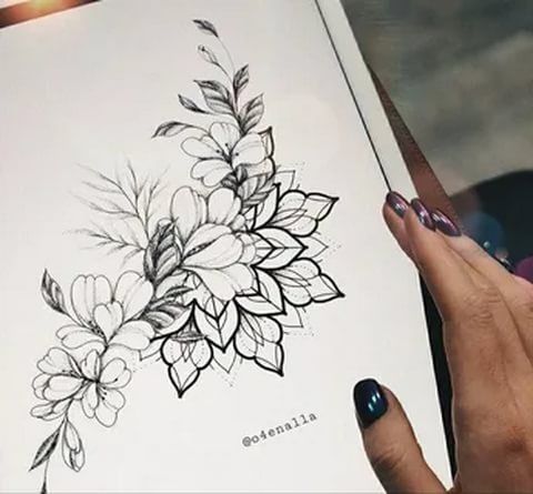 flowers tattoo