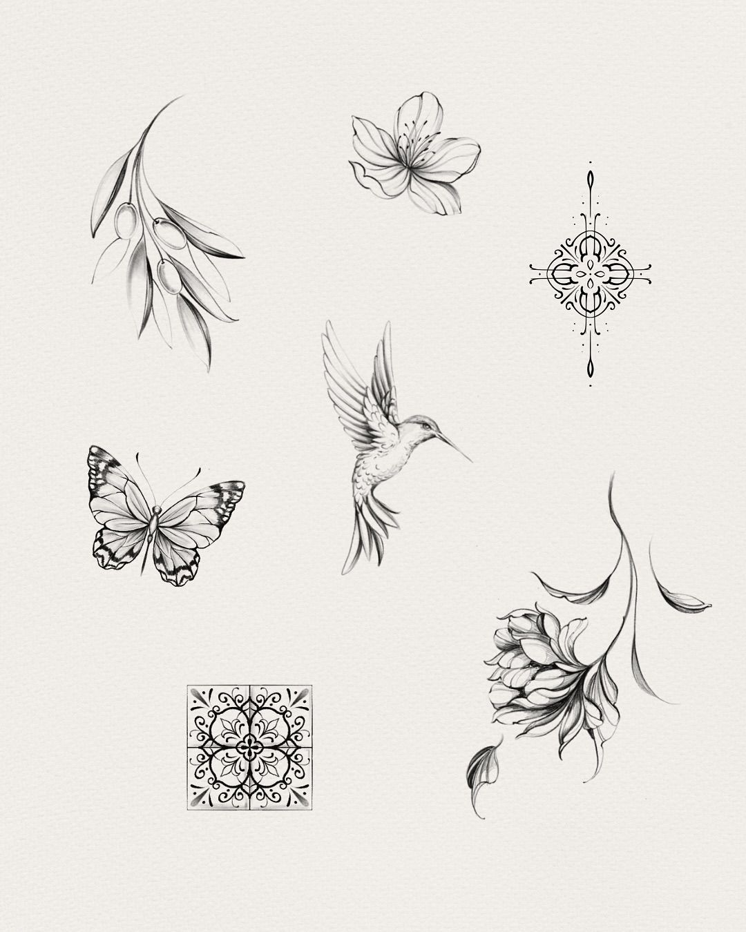 flowers tattoo