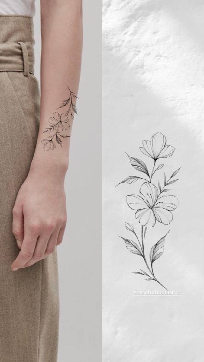 flowers tattoo