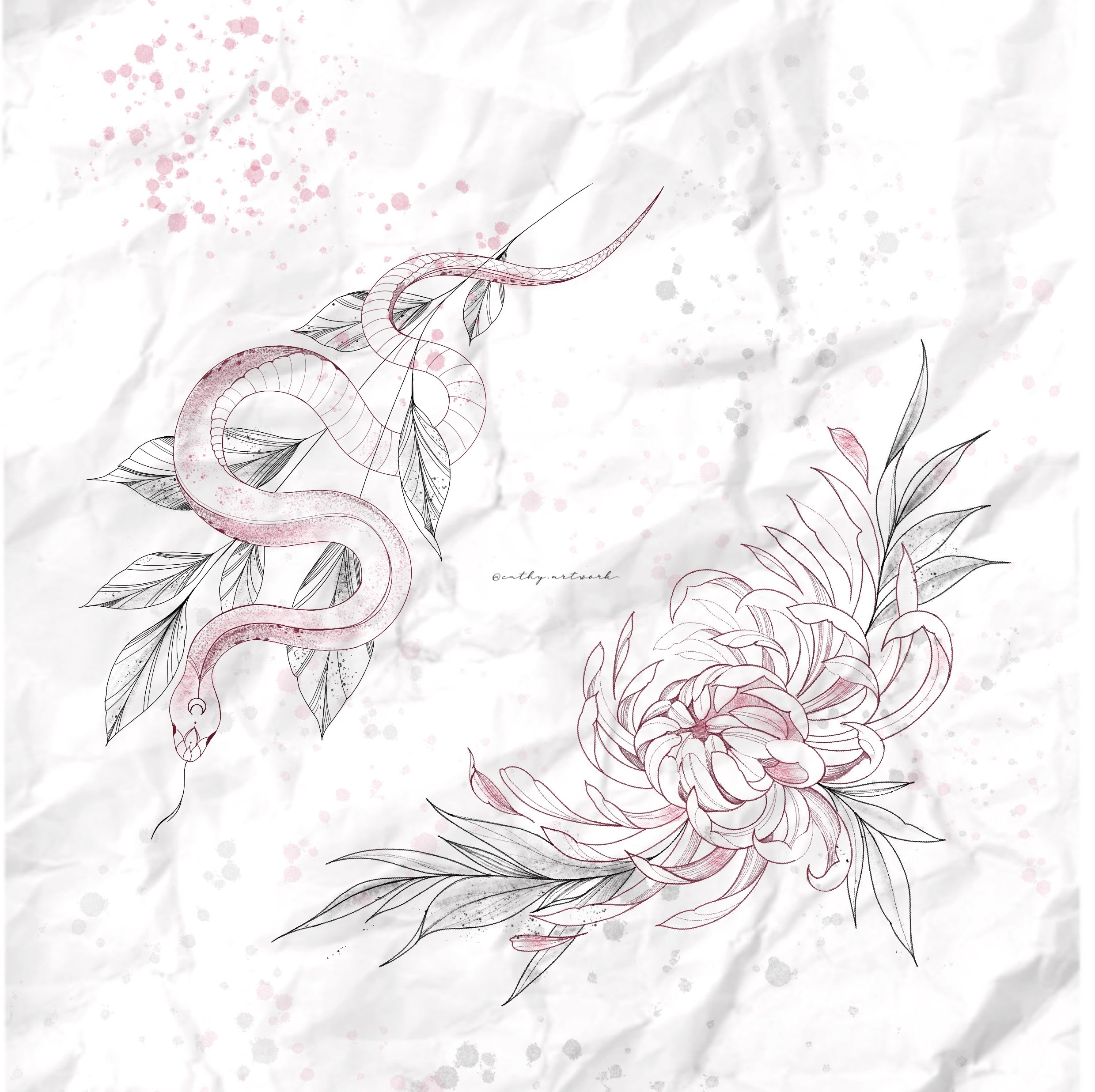 flowers tattoo
