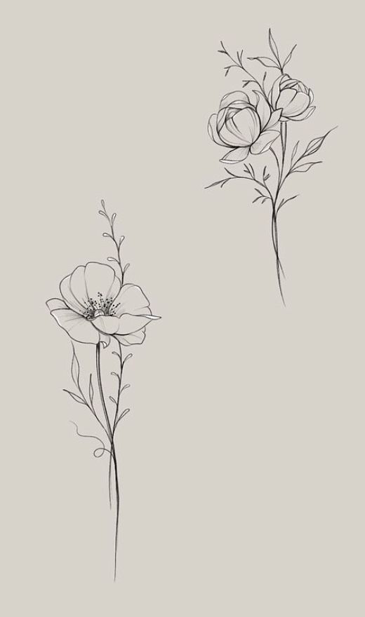 flowers tattoo