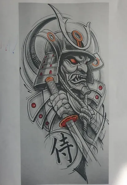 Samurai tattoo idea