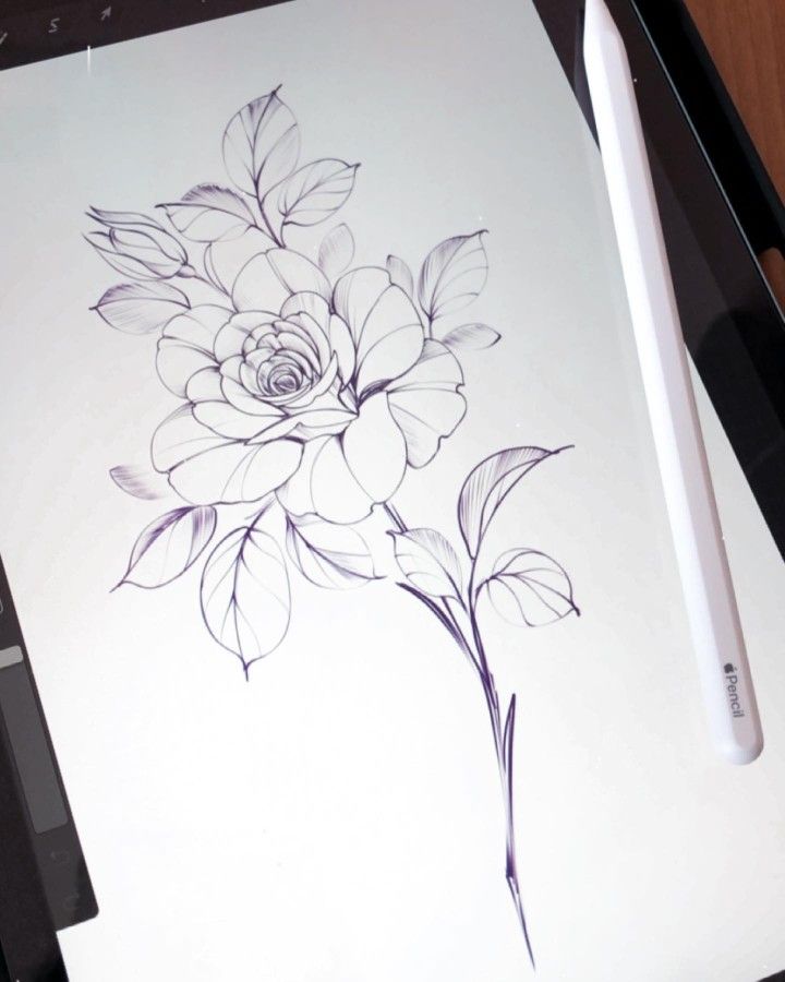 flowers tattoo