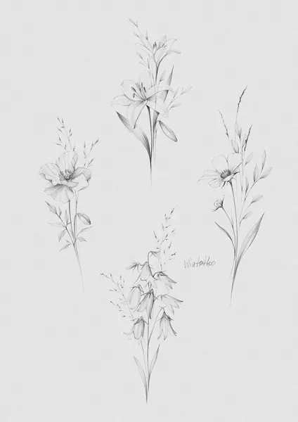 flowers tattoo