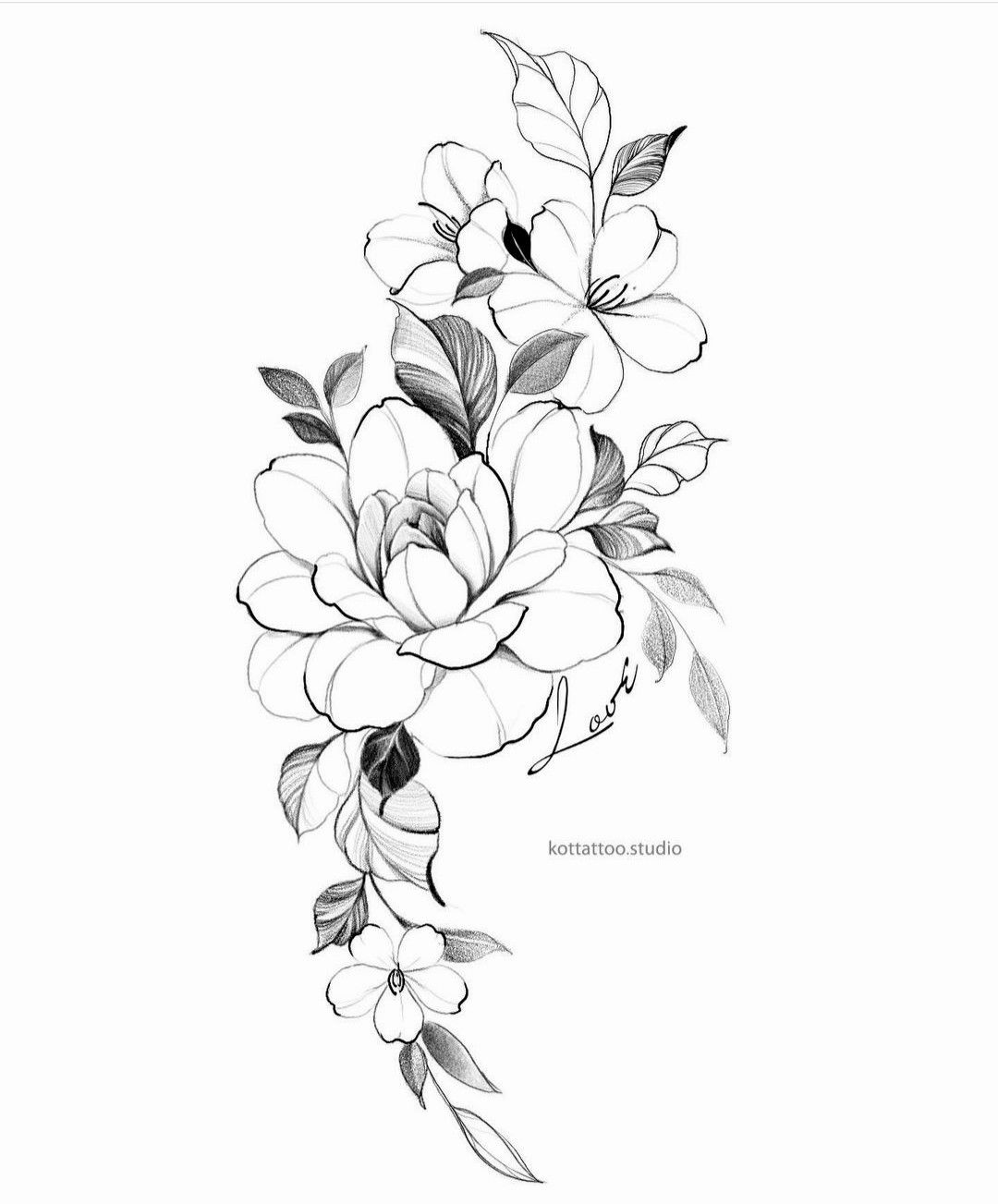 flowers tattoo