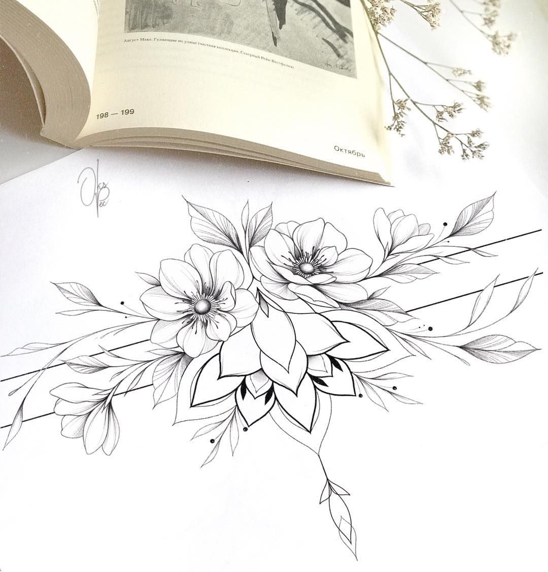 flowers tattoo