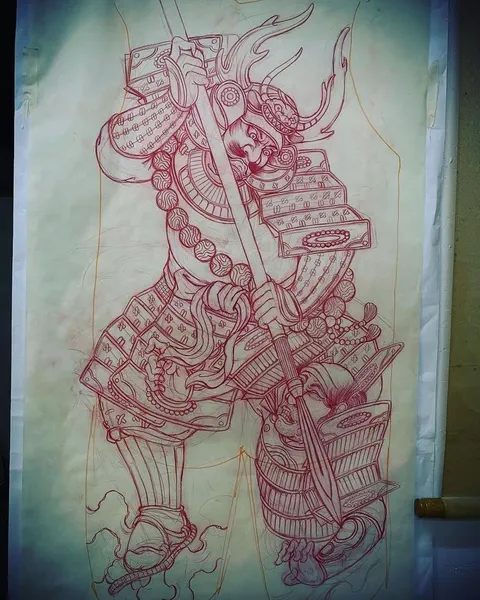 Samurai tattoo idea
