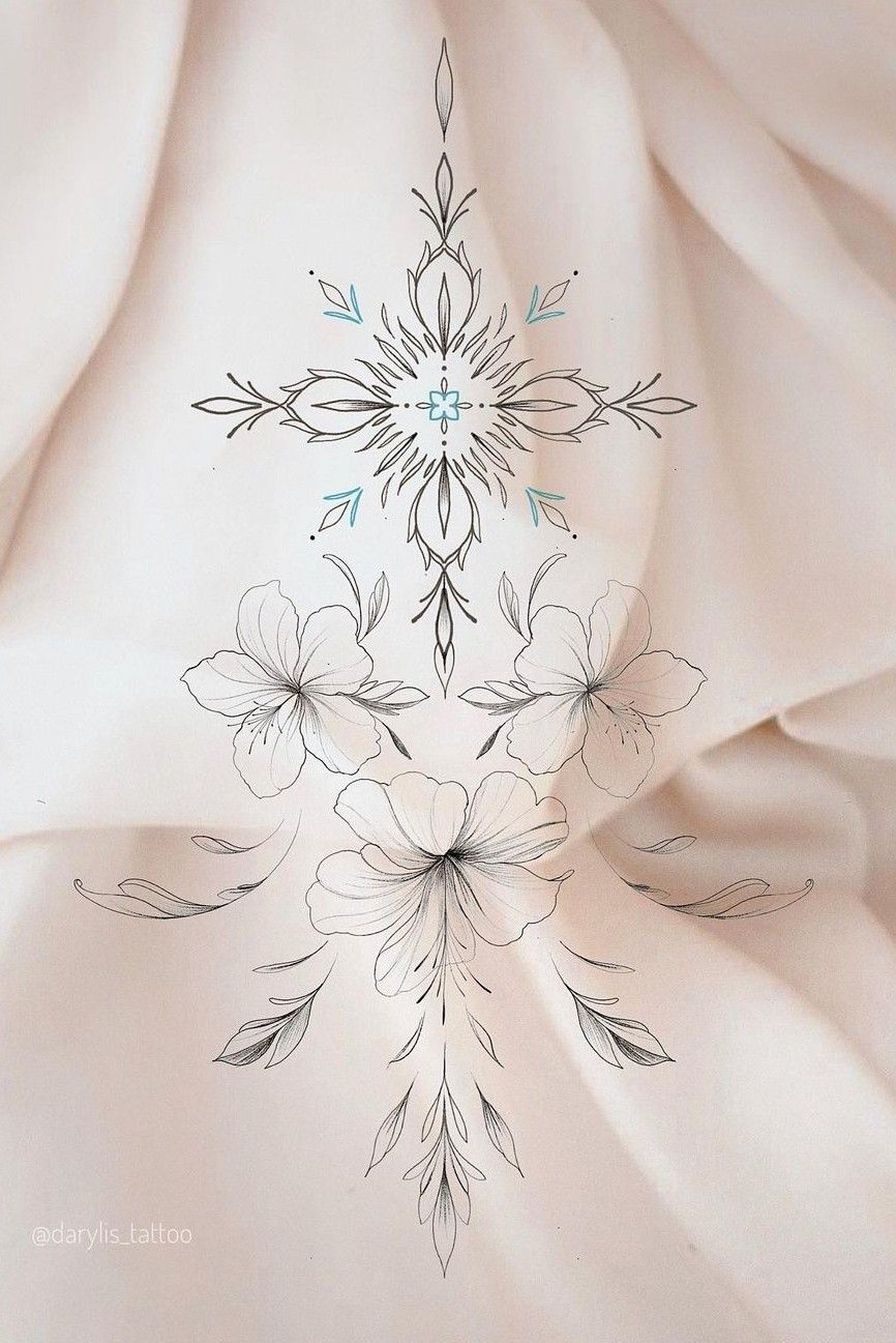 flowers tattoo