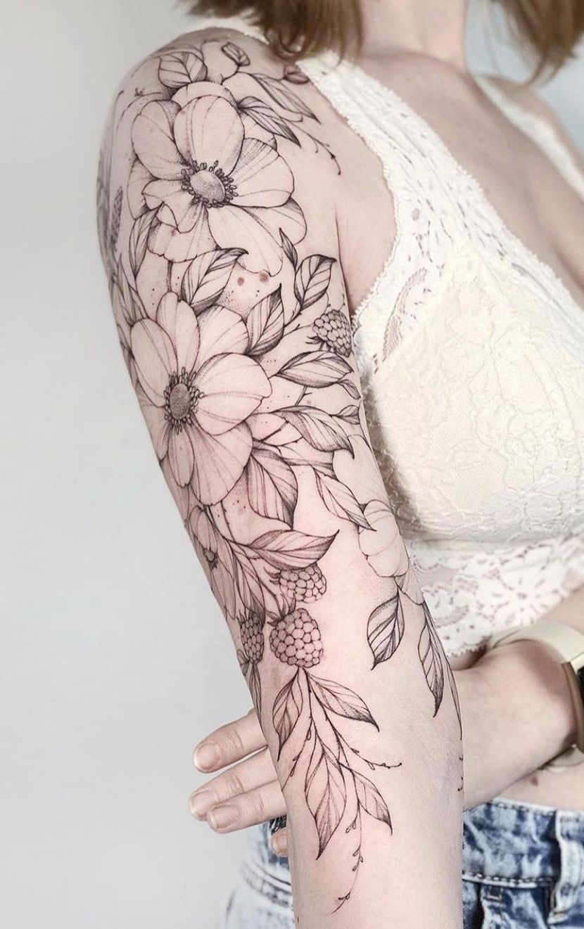 flowers tattoo