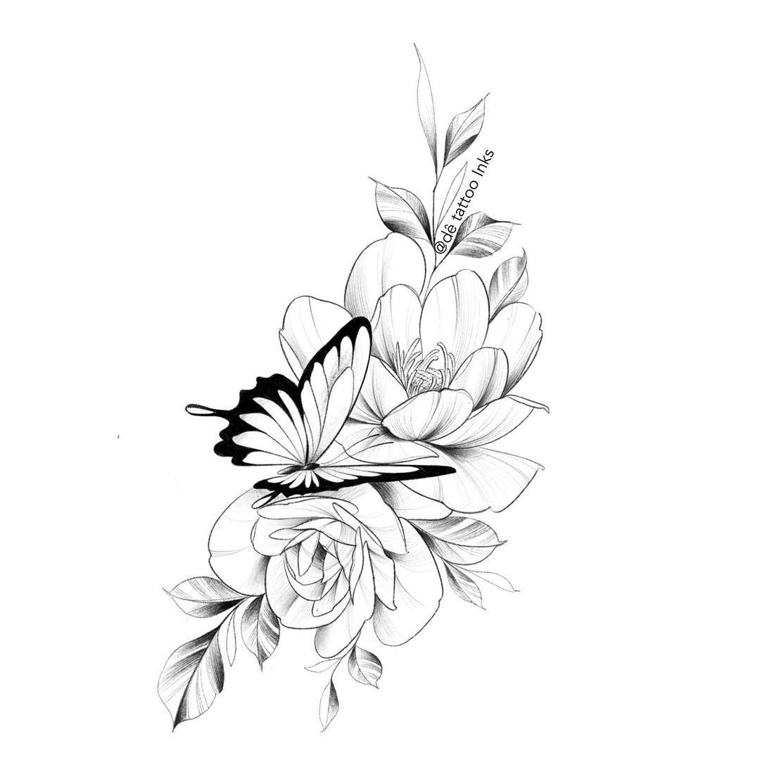 flowers tattoo