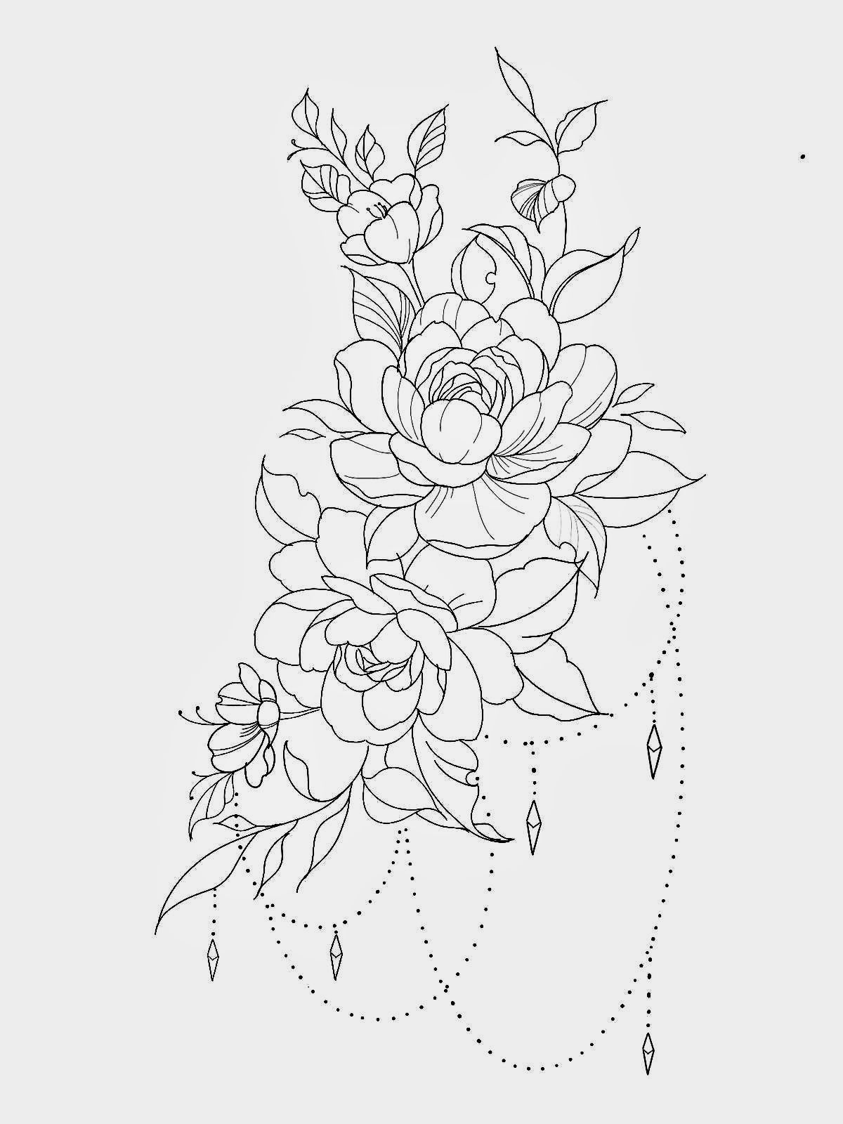 flowers tattoo