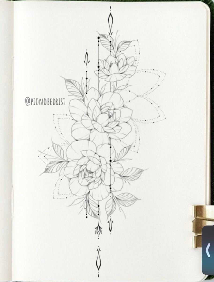flowers tattoo
