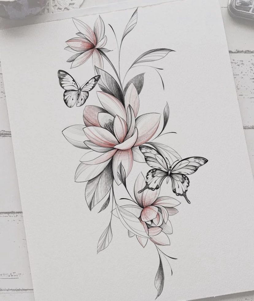 flowers tattoo
