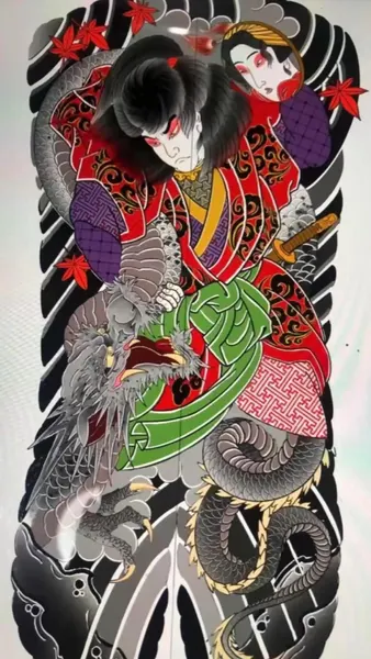 Samurai tattoo idea