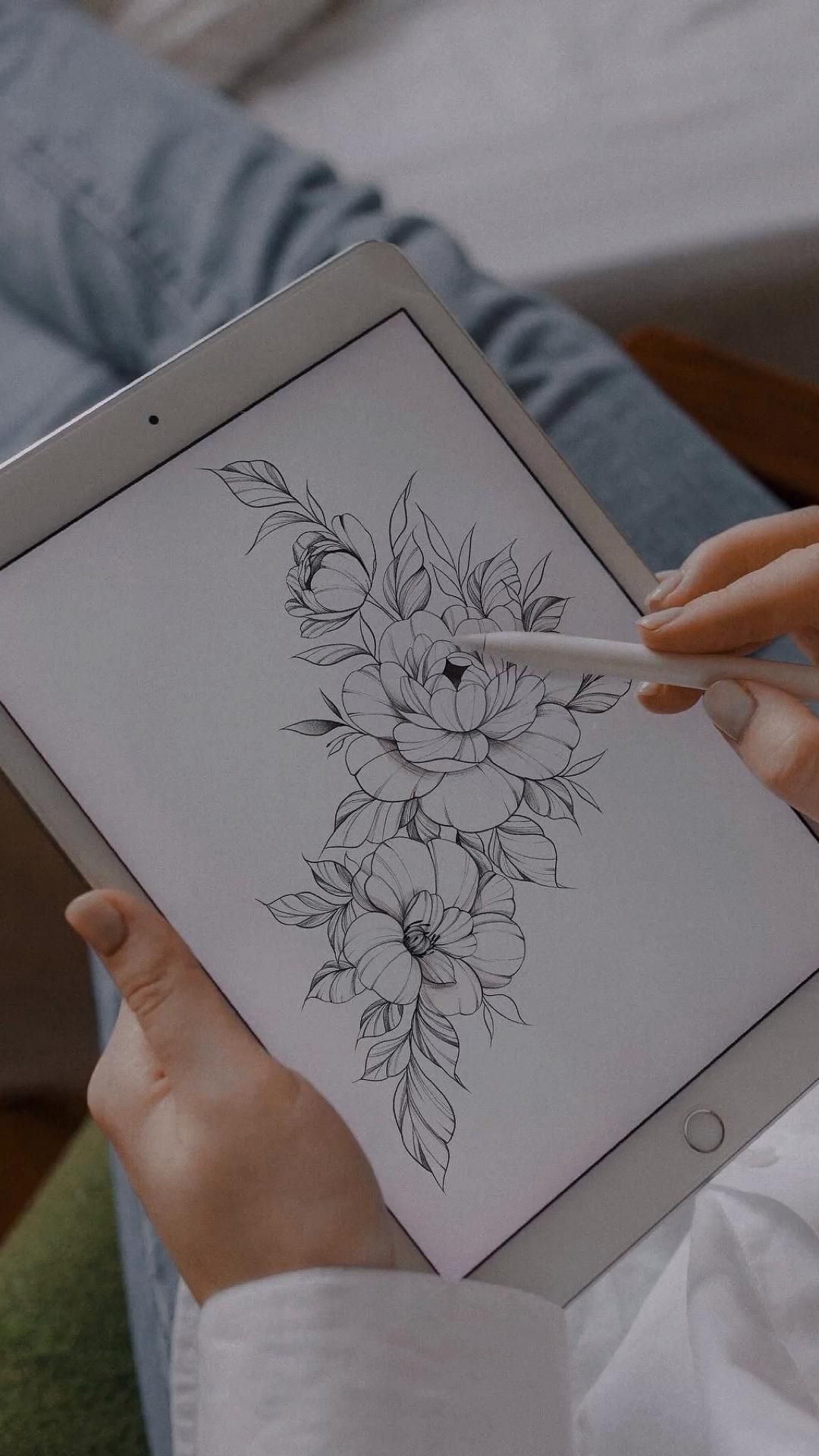 flowers tattoo