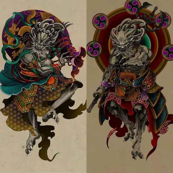 Samurai tattoo idea