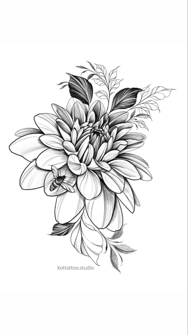 flowers tattoo