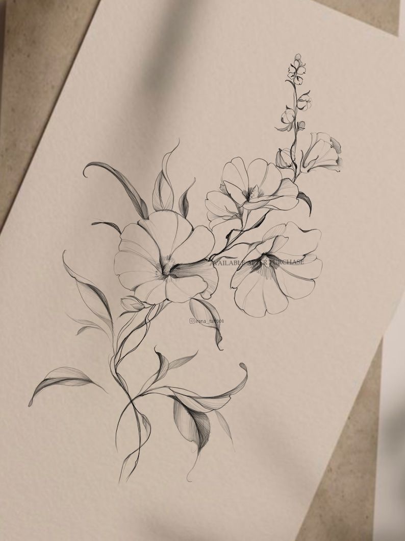 flowers tattoo
