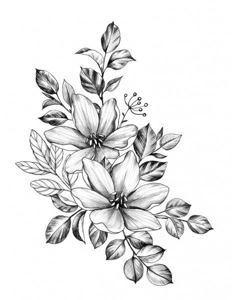 flowers tattoo