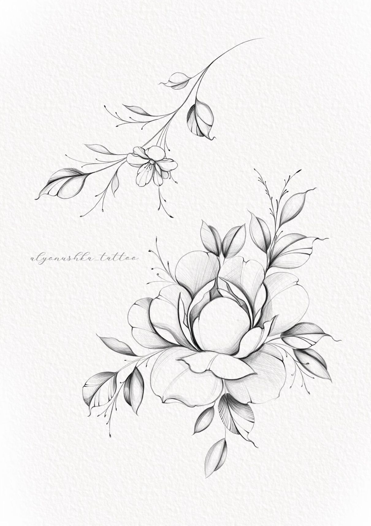 flowers tattoo