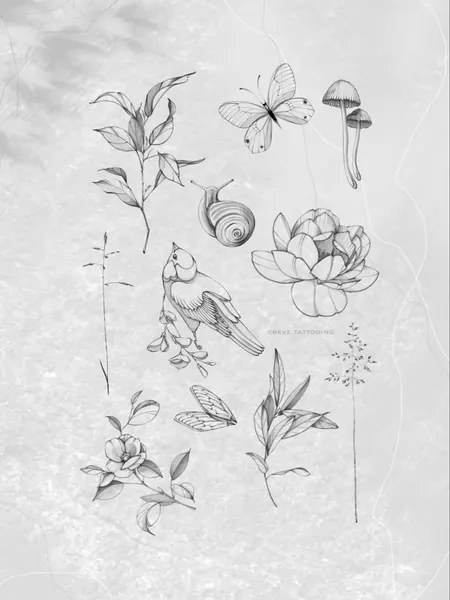 flowers tattoo