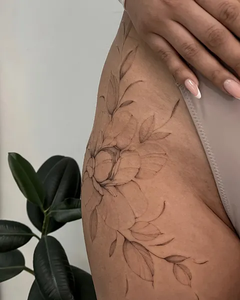 flowers tattoo
