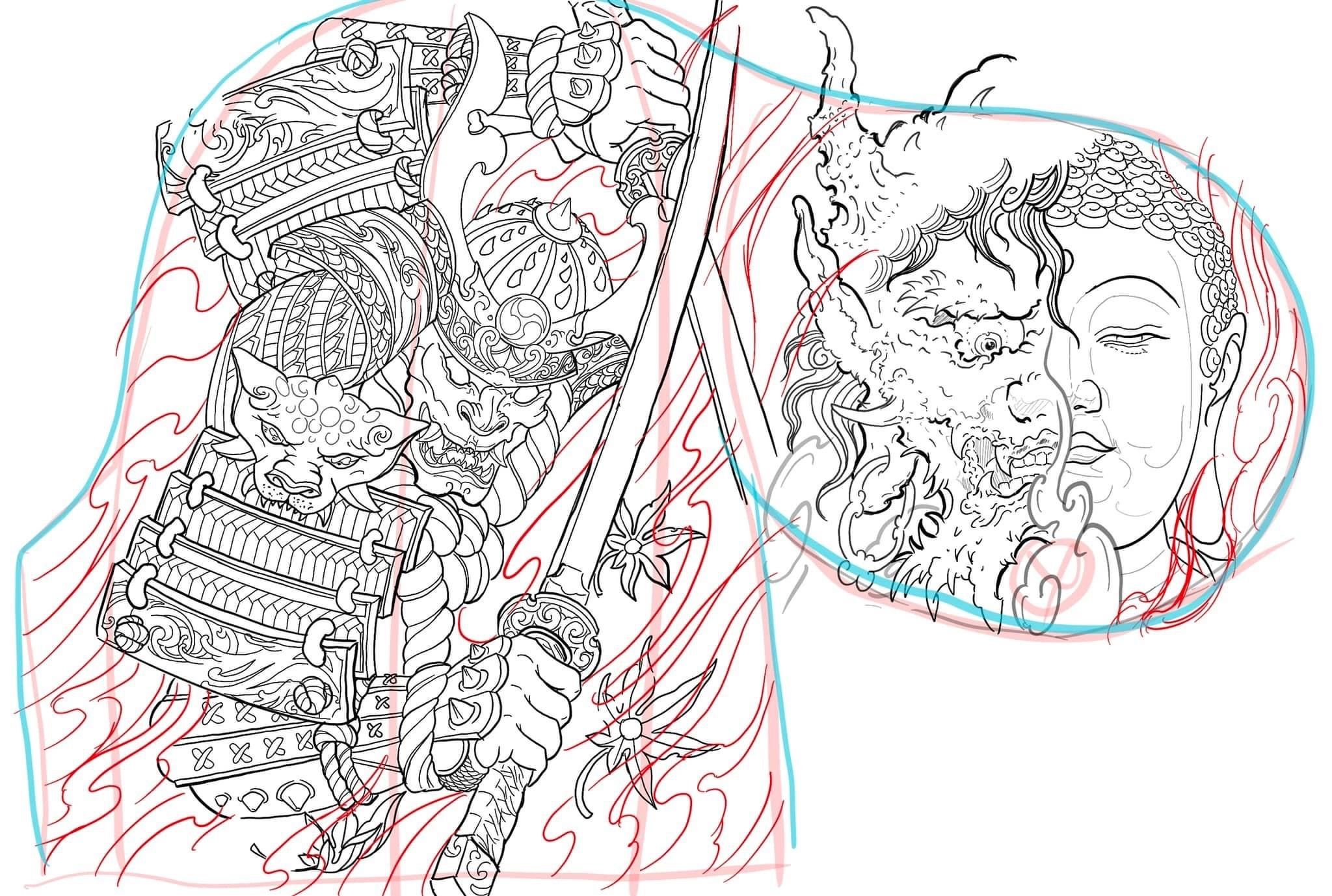 900+ ý tưởng hay nhất về Samurai tattoo trong 2026