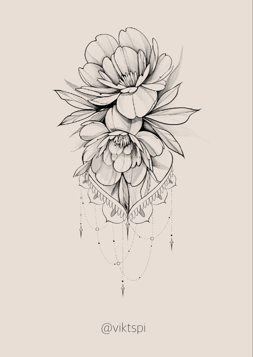 flowers tattoo