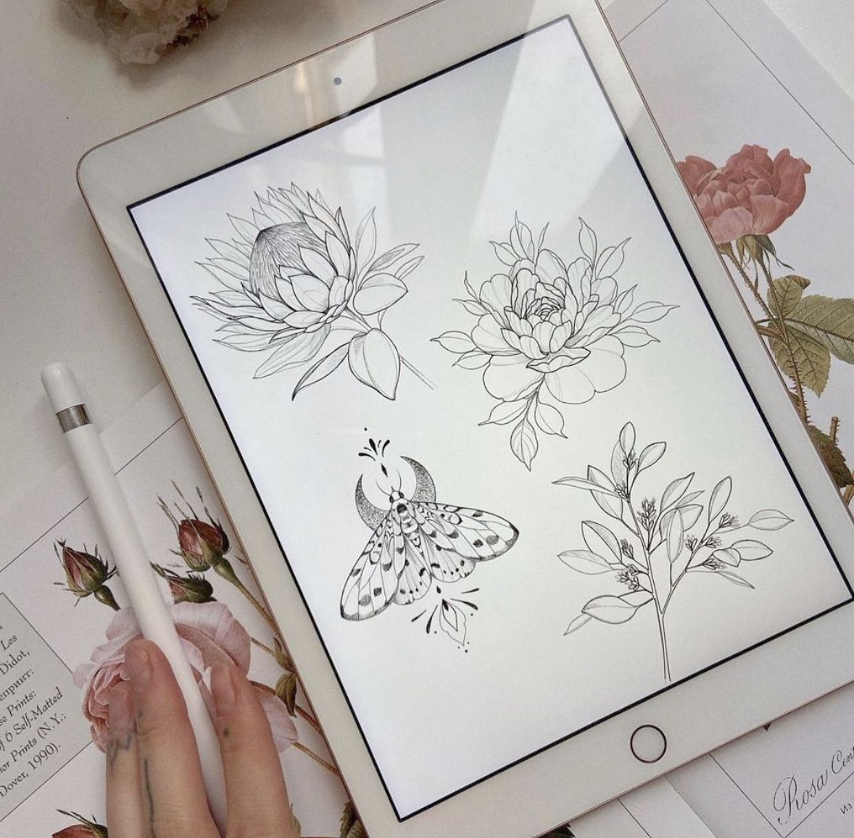 flowers tattoo