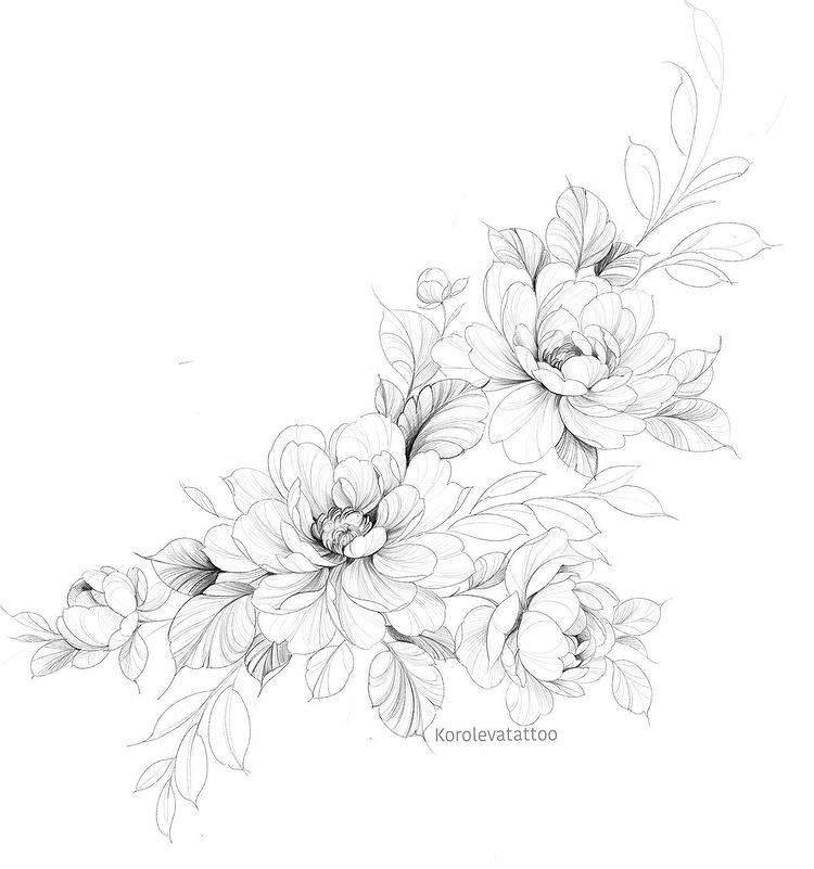 flowers tattoo