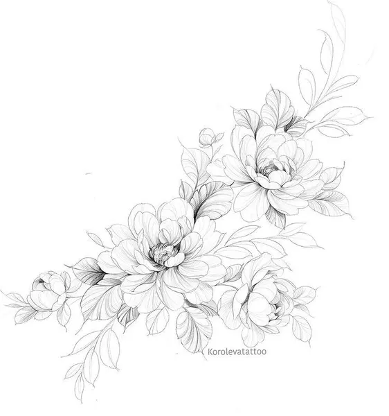 flowers tattoo