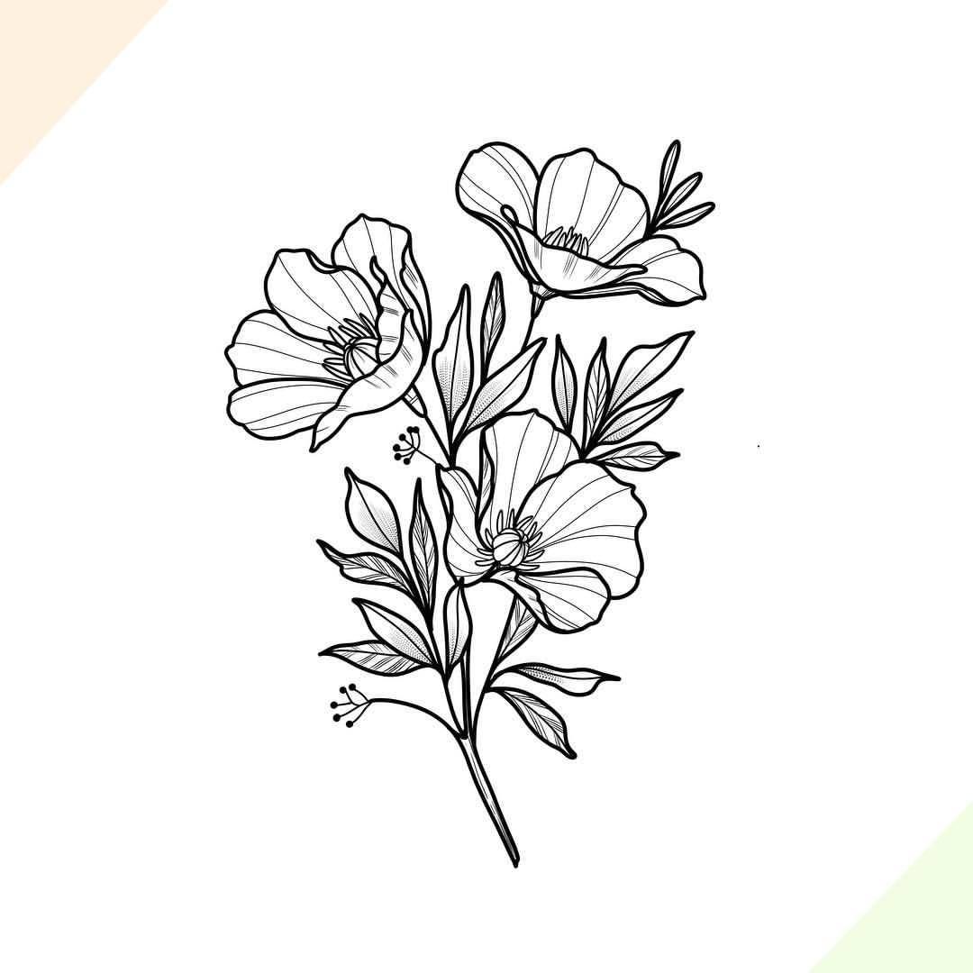 flowers tattoo