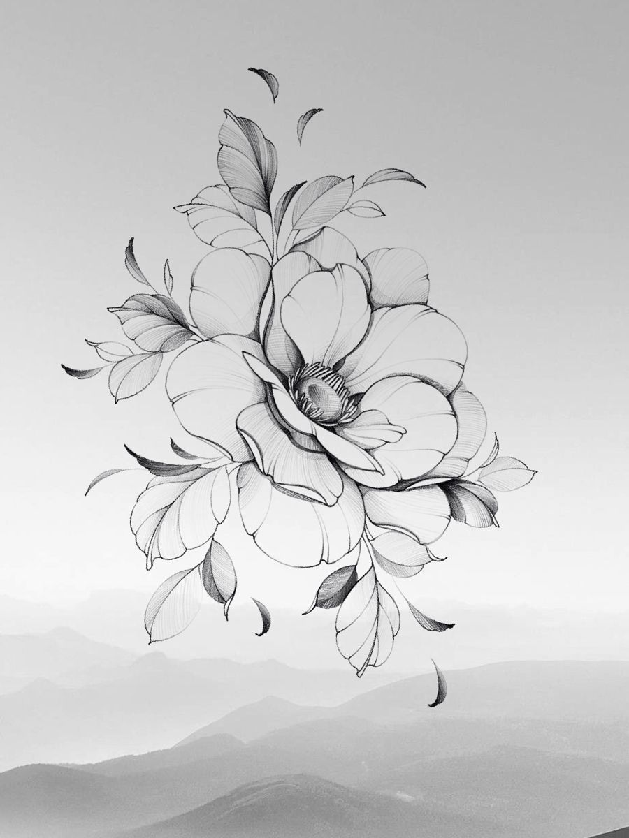 flowers tattoo