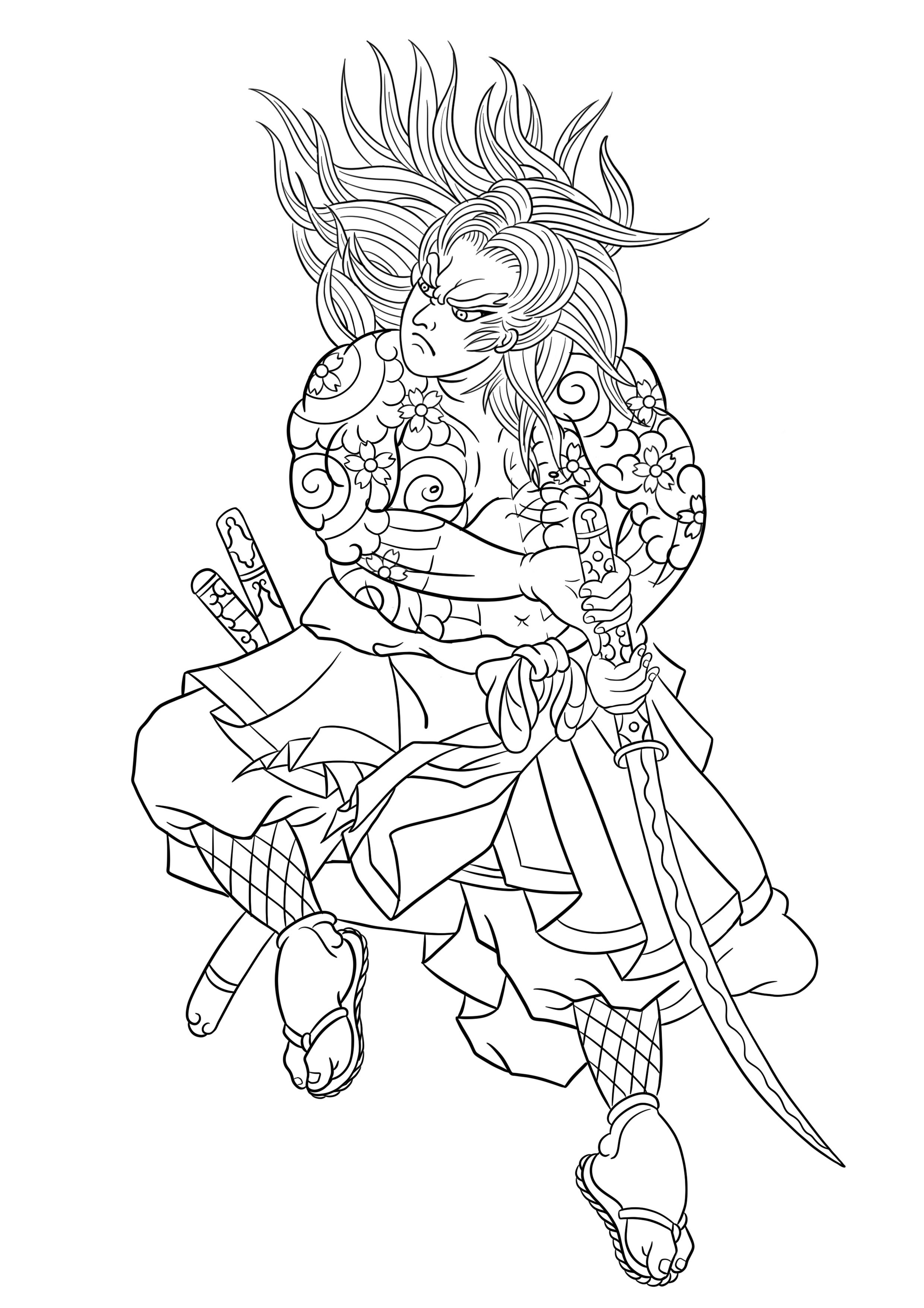 900+ ý tưởng hay nhất về Samurai tattoo trong 2026