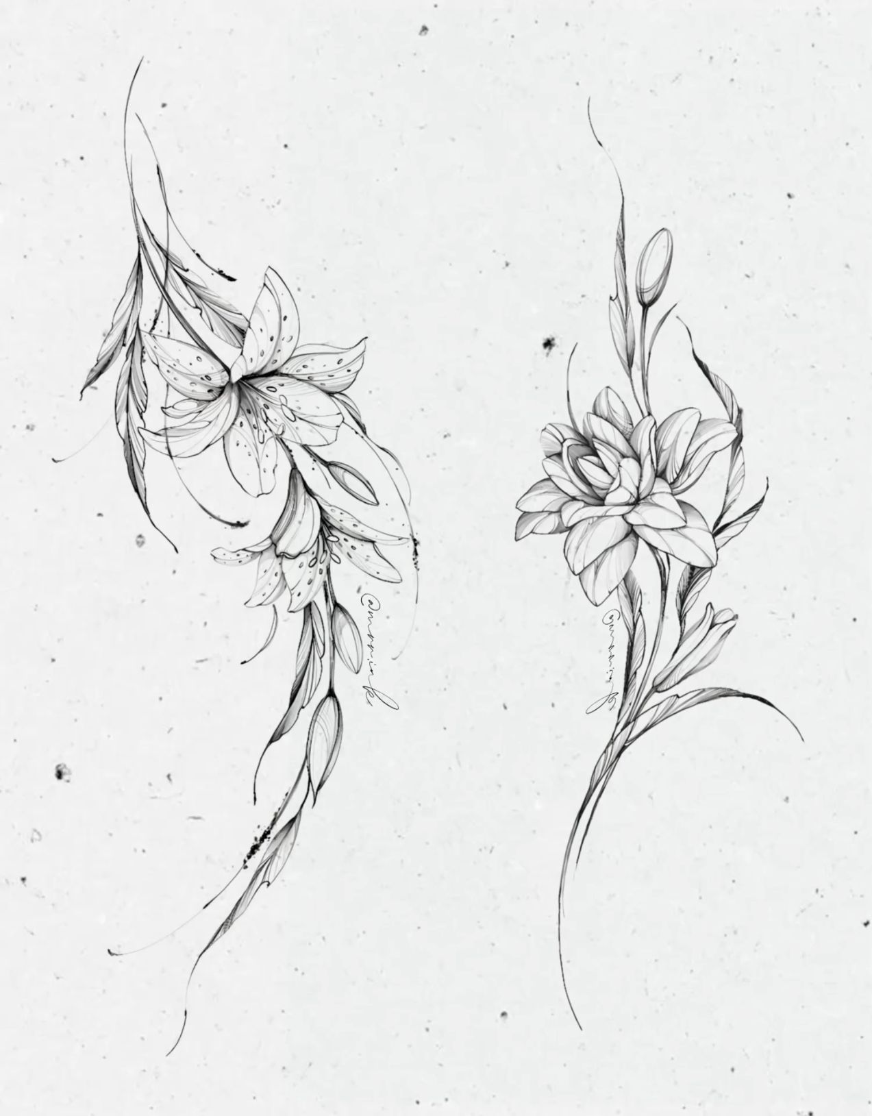 flowers tattoo