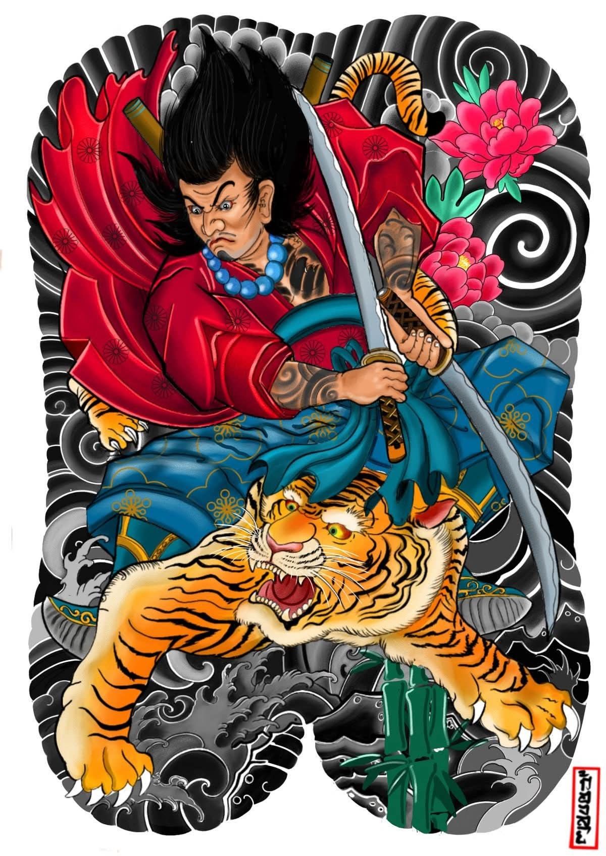 900+ ý tưởng hay nhất về Samurai tattoo trong 2026