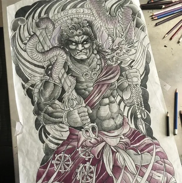 Samurai tattoo idea