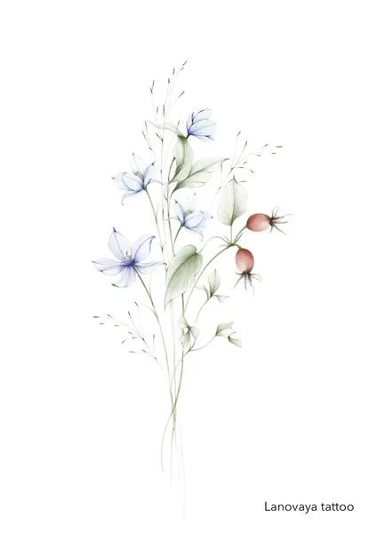 flowers tattoo